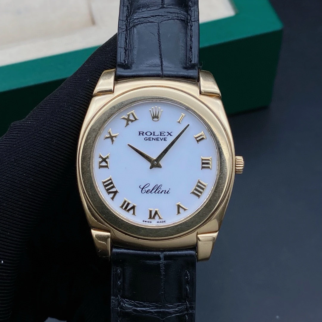 99新 Rolex/劳力士 切利尼5330烤瓷白盘/机械手表/表径36/单表