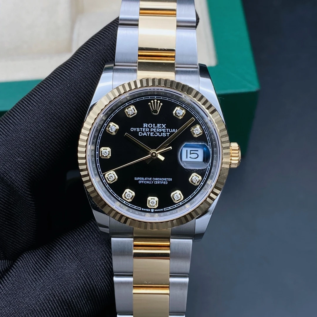 99新 Rolex/劳力士 ！新款日志126233/19年全套/机械表/表径36