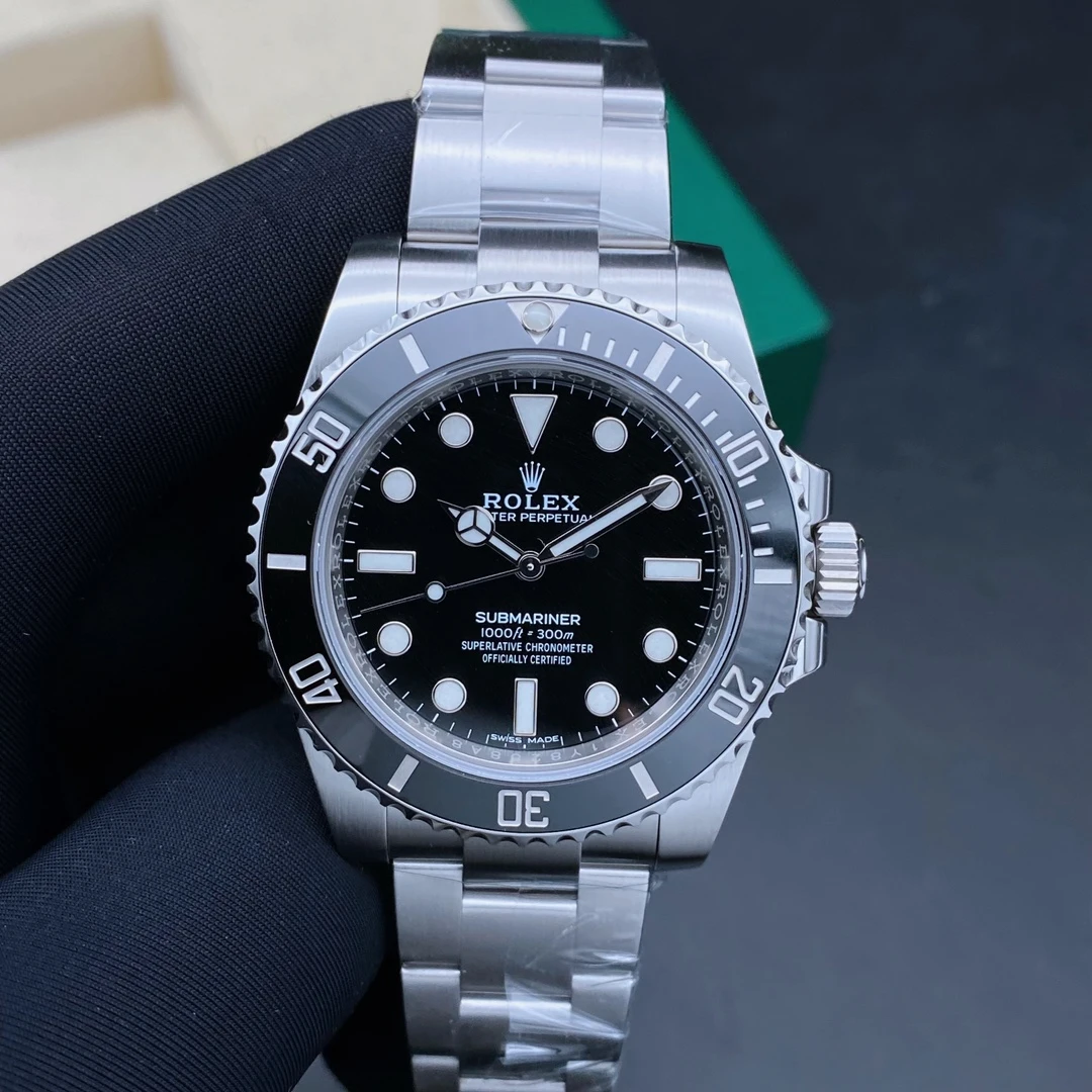 99新 Rolex/劳力士 2018年全套，无历黑水鬼/潜航者114060/表径40/