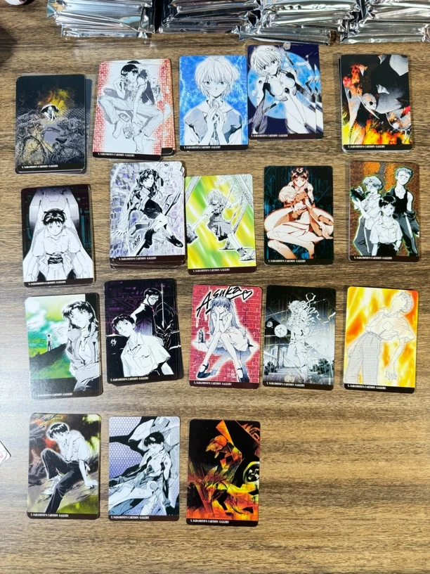 福音战士 eva 96、97年pp透卡原画卡收藏卡