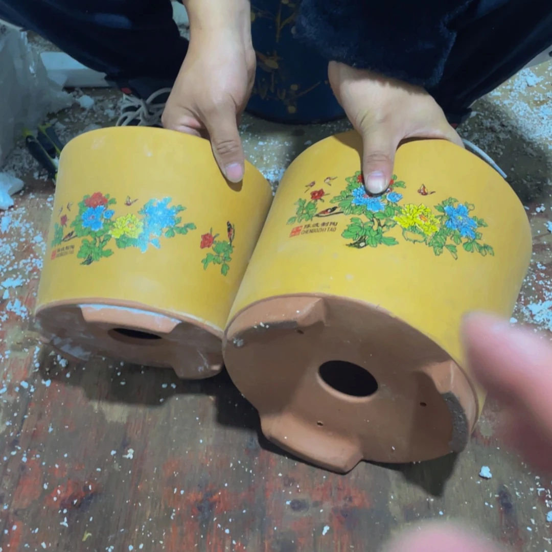 【闪购商品】紫砂花盆口20高17口17高14