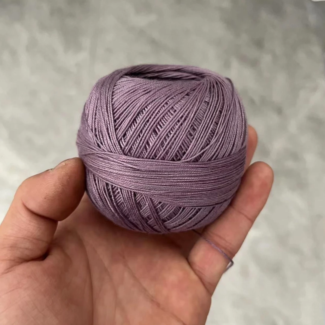 真丝亚麻7号蕾丝线   可勾可织 夏季线冰丝线