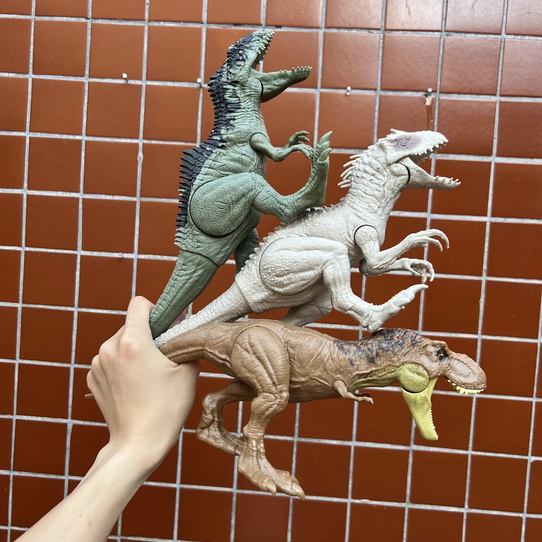 MATTEL/美泰侏罗纪世界声效霸王龙南方巨兽龙暴虐龙模型玩具HBK19