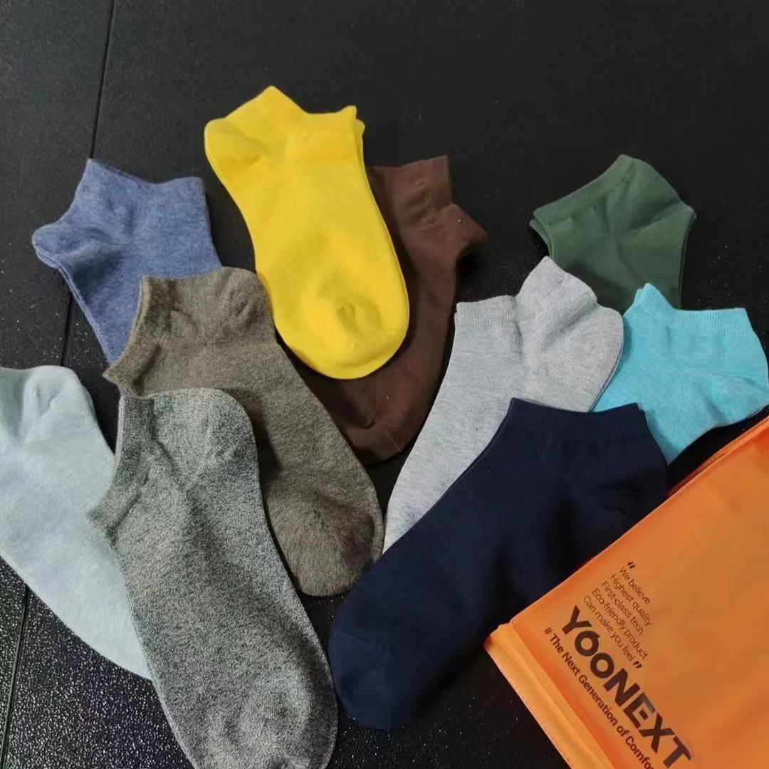 情侣款基础百搭船袜（1包10双）