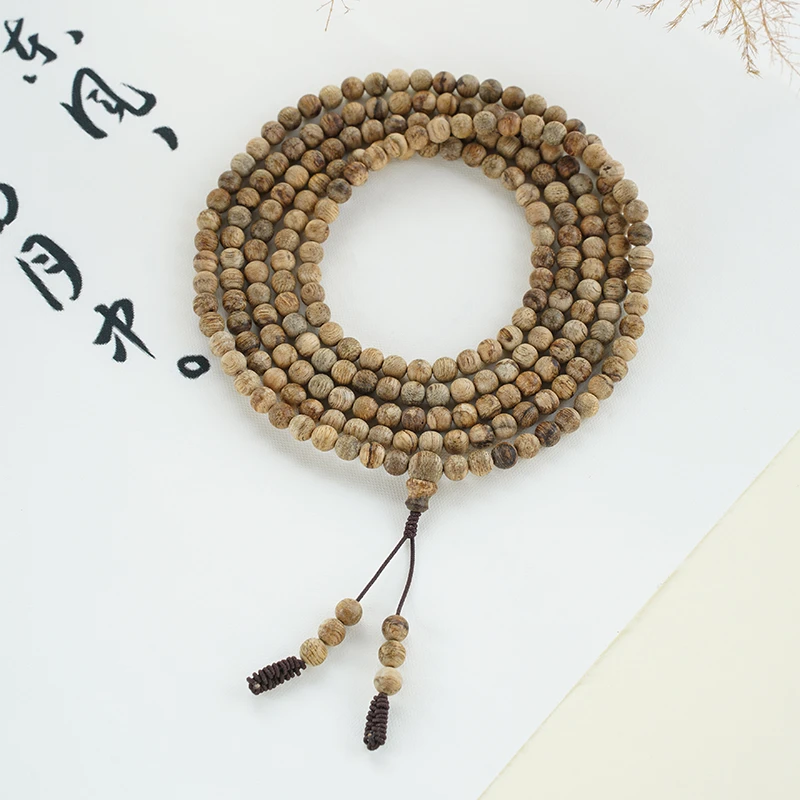 善玺 天然沉香手串4MM圆珠长串 多样性发货一条D（494）