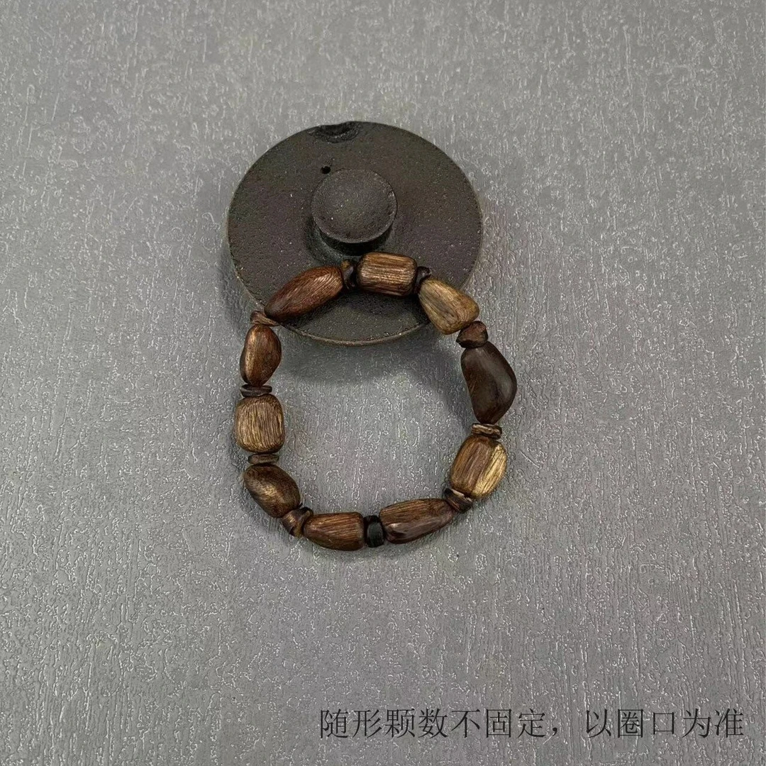 善玺 天然沉香手串随形单圈 多样性发货一条D （4666）3