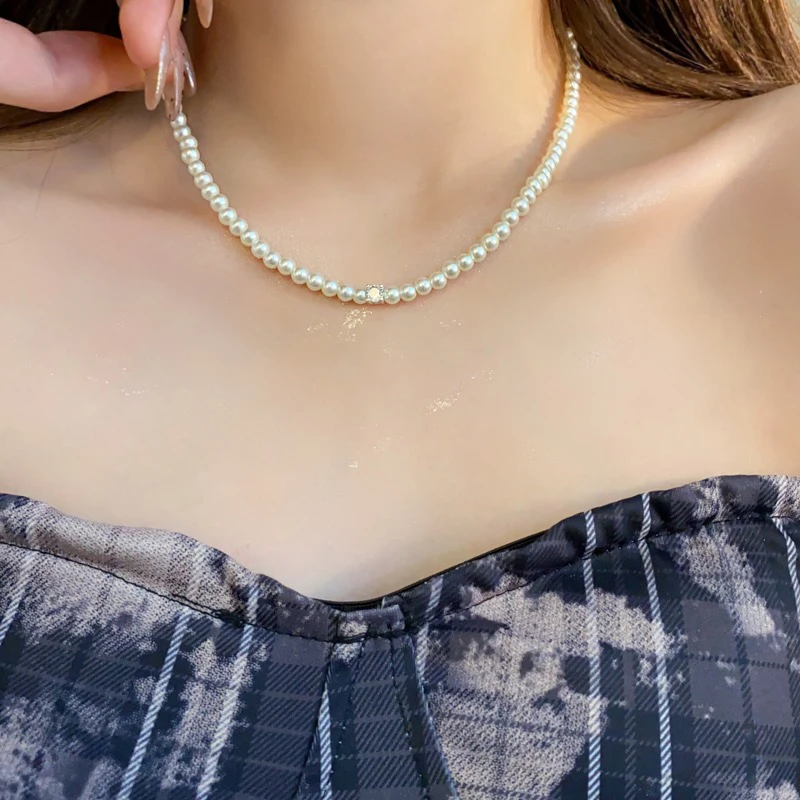 2035轻奢闪亮珠珠百搭时尚个性首饰