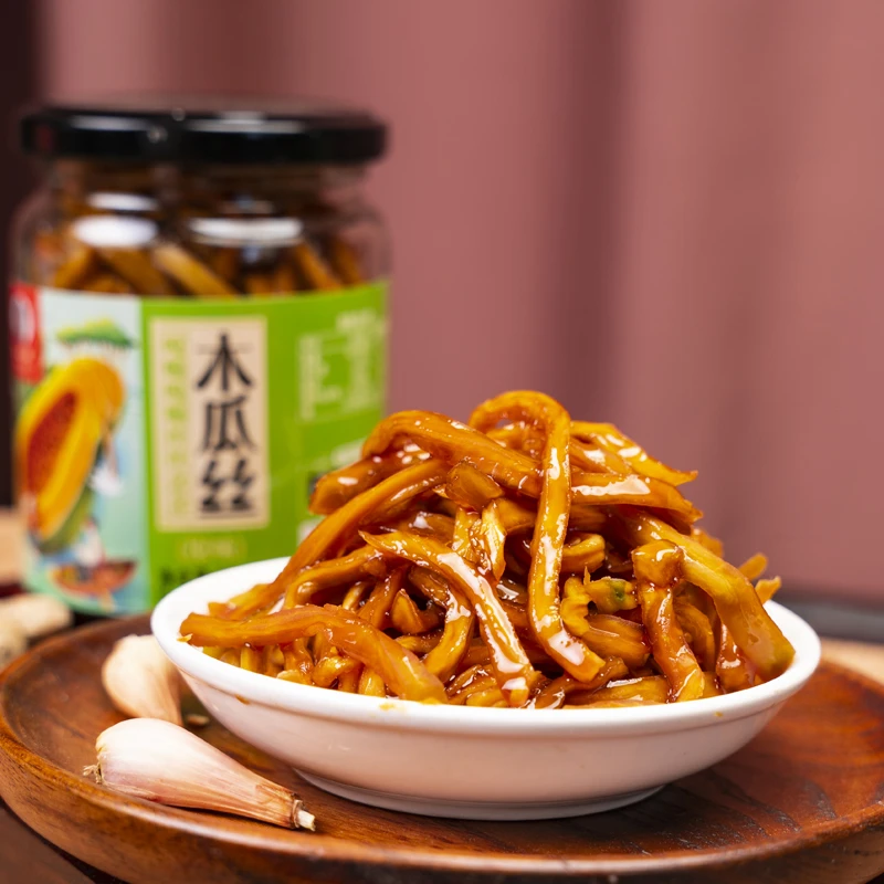 孙大婶 无辣木瓜丝 酱香286g 2瓶装