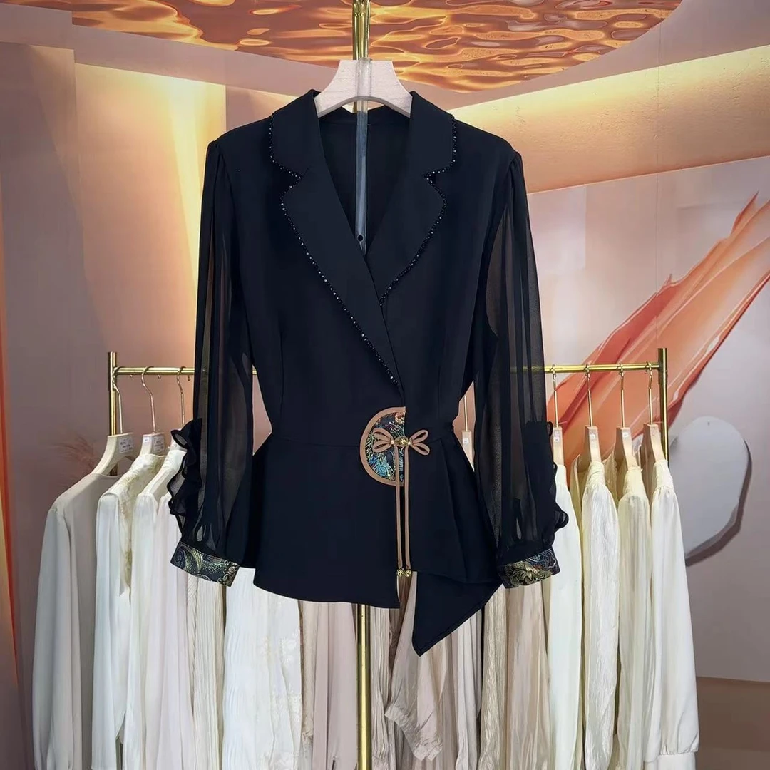 【RG520】2024年秋冬新款时尚气质百搭减龄显瘦新款女装小衫