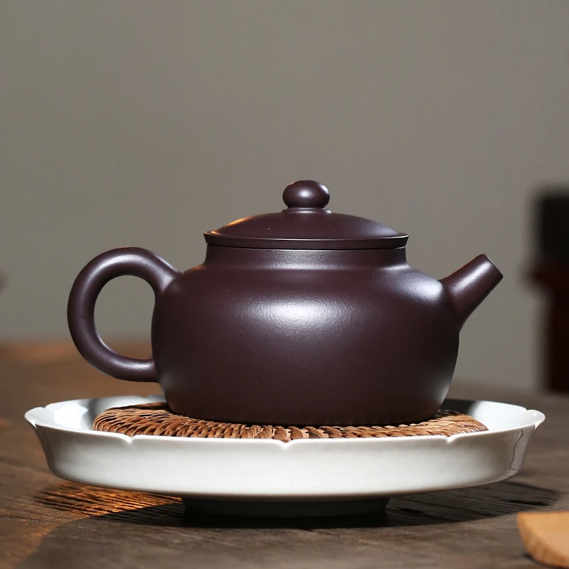 京峰阁宜兴紫砂壶原矿老紫泥留香壶 正宗纯全手工泡茶壶功夫茶具