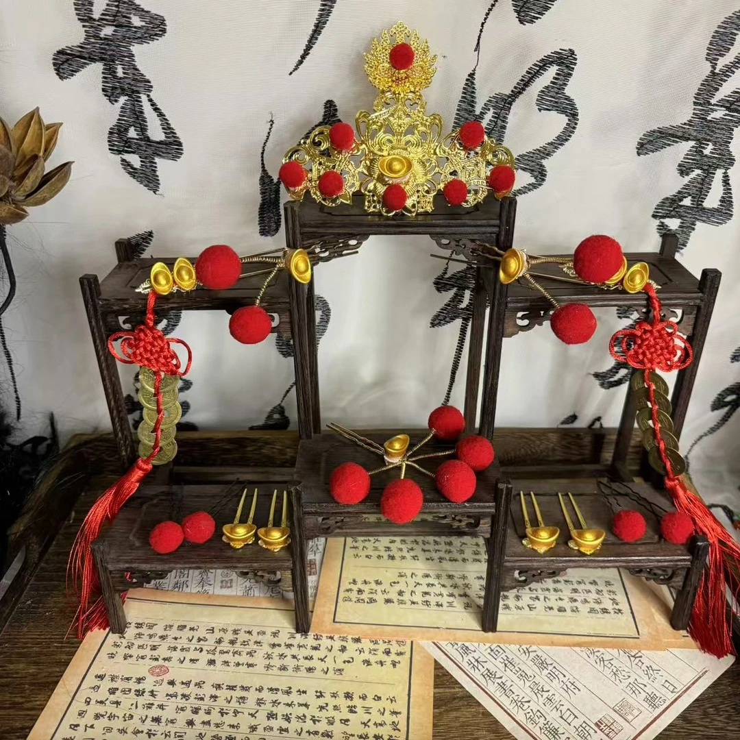 前尘梦汉服配饰小财神全套新年系列小财神