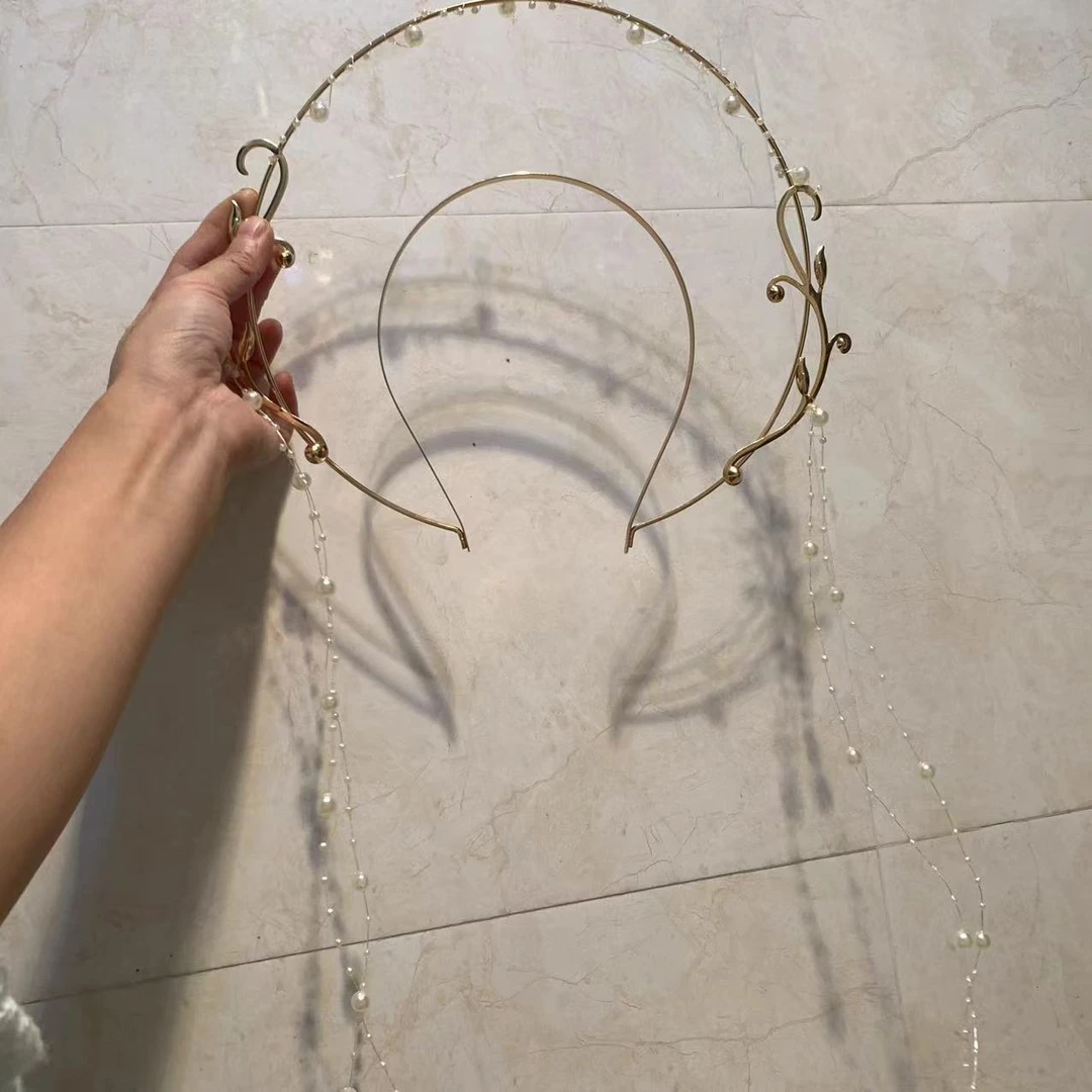 前尘梦汉服配饰平价款圣母冠古风华丽圣母冠