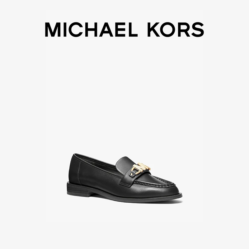 MICHAEL KORS Tiega 女士皮质平底乐福鞋