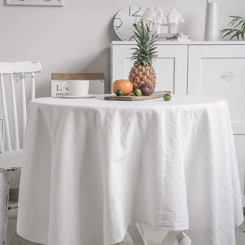 棉麻桌布ins风白色网红拍照背景布摆拍道具摄影装饰甜品台垫巾