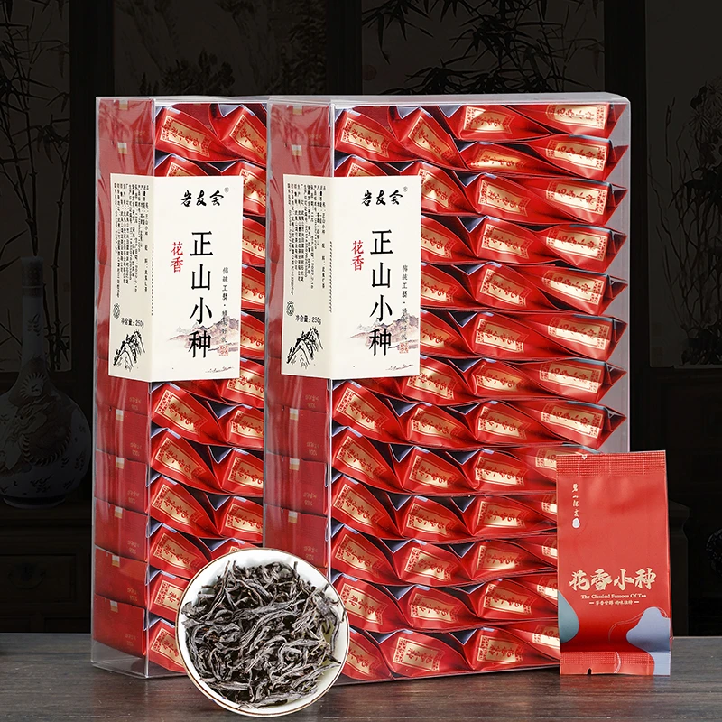红茶茶叶正山小种武夷红茶新茶花香小种小包装袋装正山小种红茶