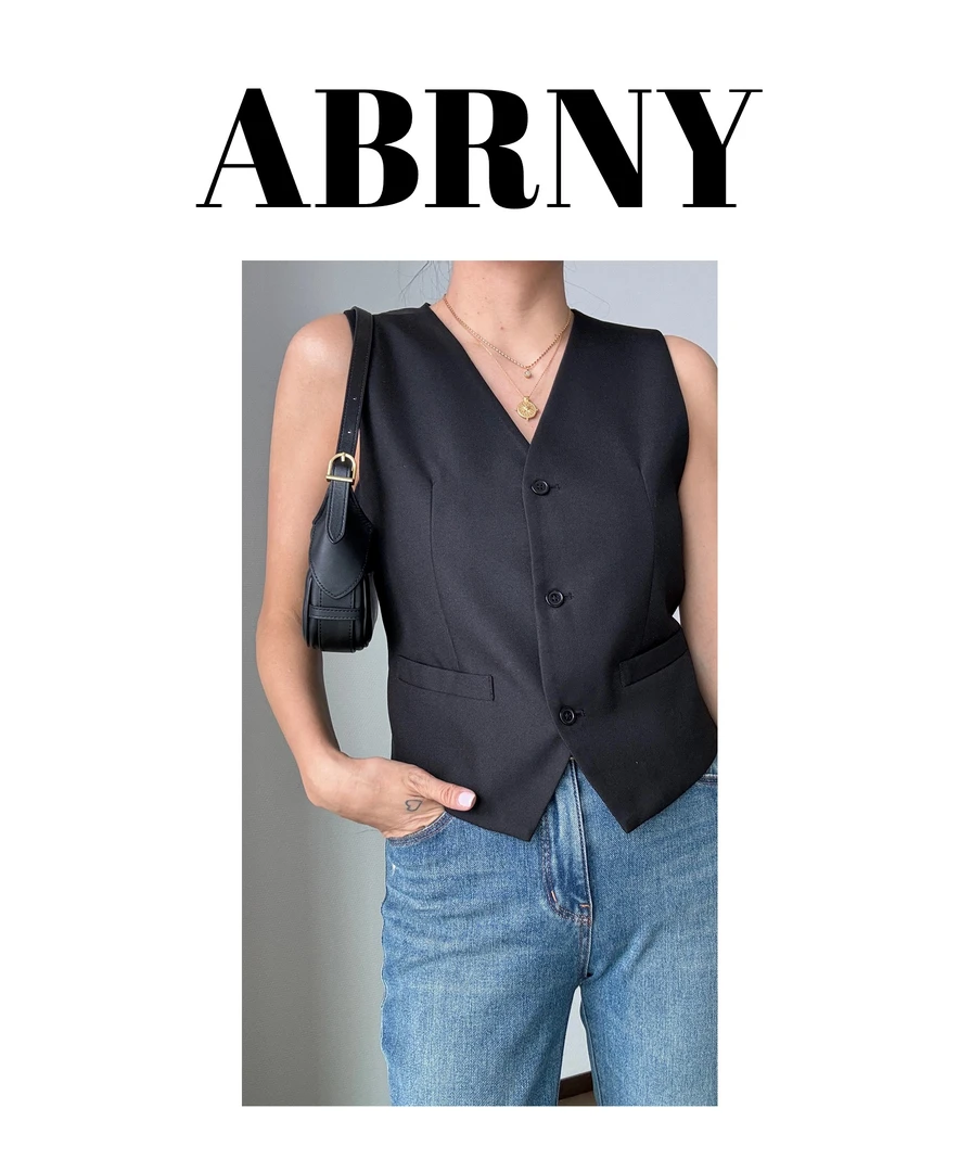 【律政佳人】气质时髦无袖显瘦必备经典款简约西装马甲
