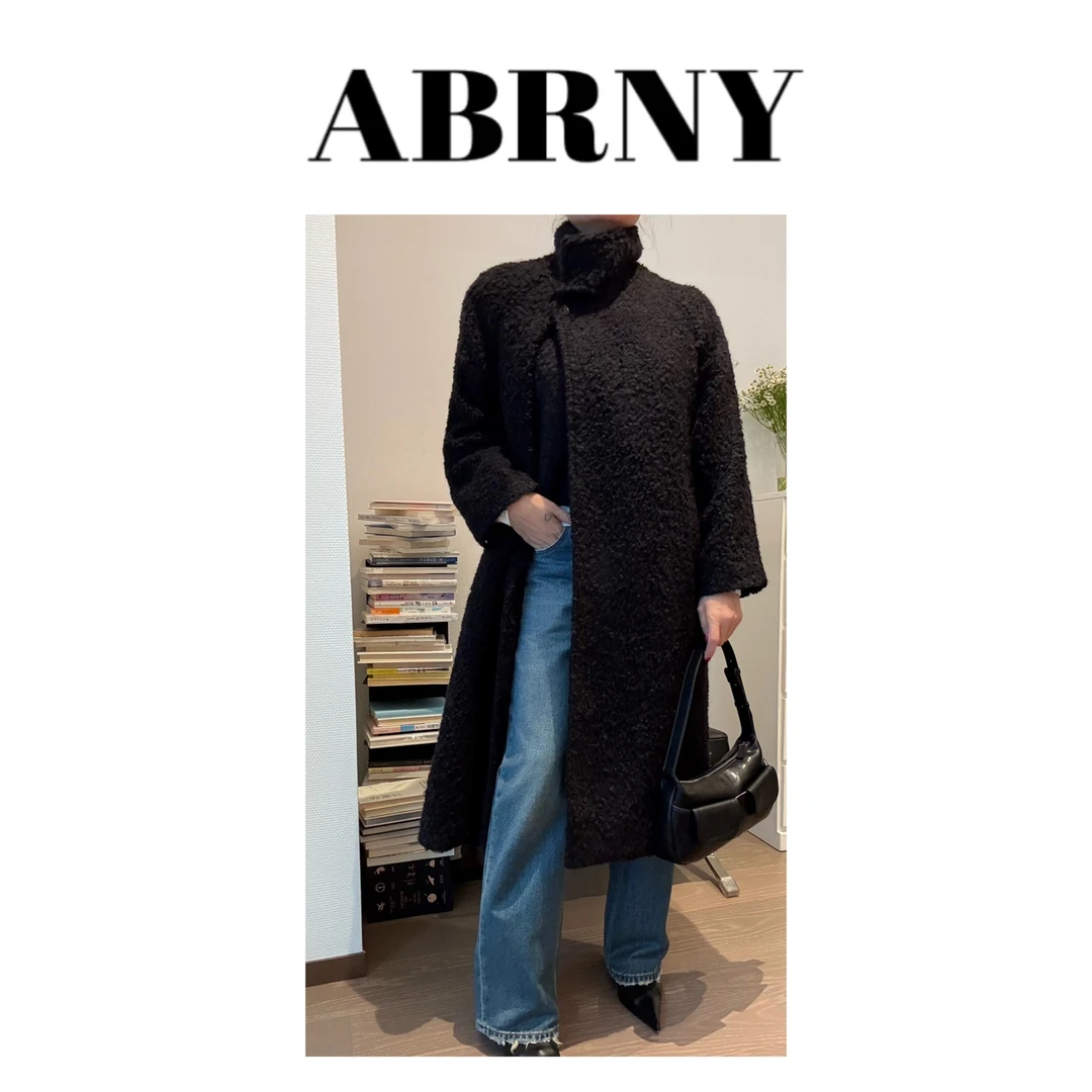 许小黑【渐入冬境】100绵羊毛中长款加厚羽绒服外套秋冬新款7202