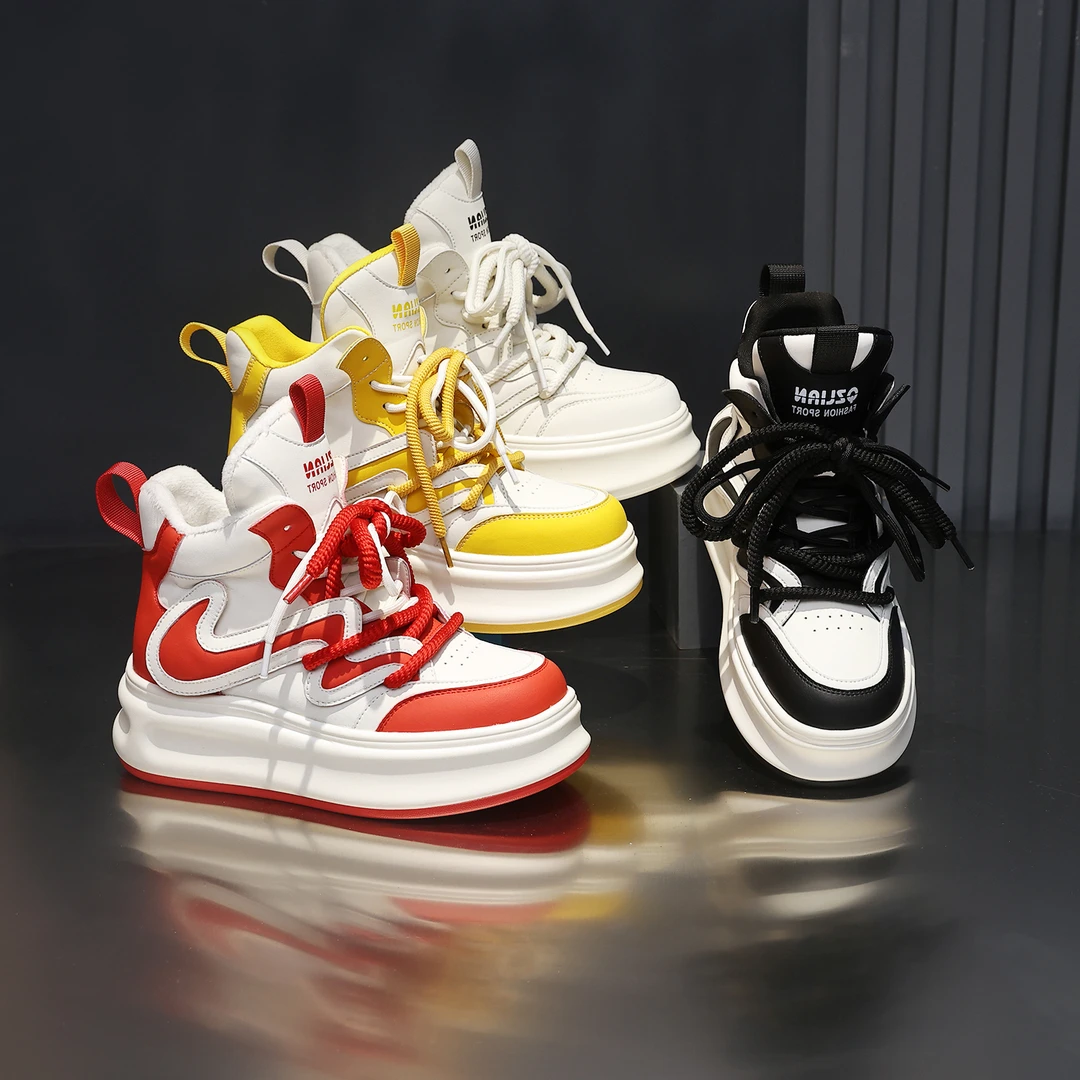 千之恋断码现货增高6CM2024春夏高能感时尚百搭厚底休闲女鞋9553