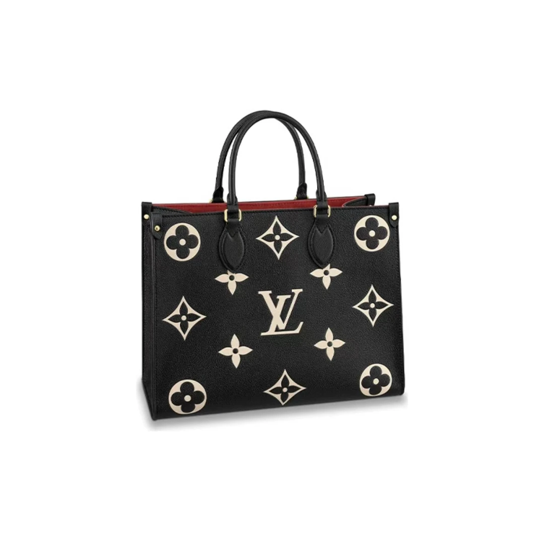 全新未使用 LouisVuitton/路易威登 大花黑白Onthego小号【奢博会】