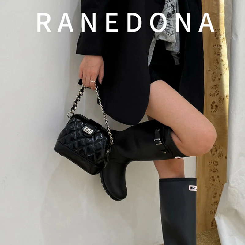 【HuHu专属】原创设计经典小香风轻奢单肩女菱格链条包-82266-1