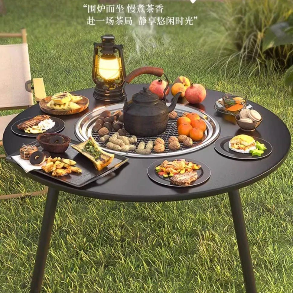 【UOSU】户外烧烤炉家用无烟烧烤便携折叠烧烤桌木炭无烟木炭烧烤炉