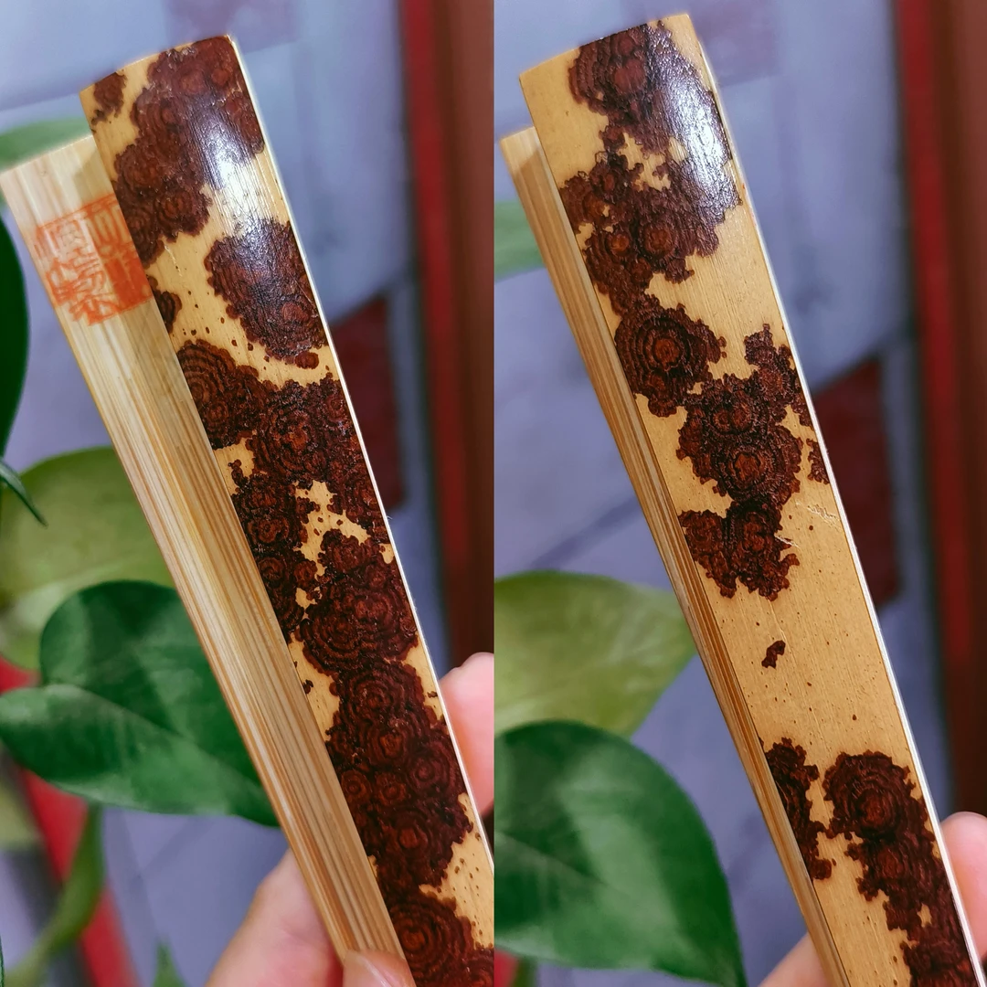 重器非遗大师胡满根手工扇麻栗坡雷山老料云南湘妃竹文玩折扇95寸