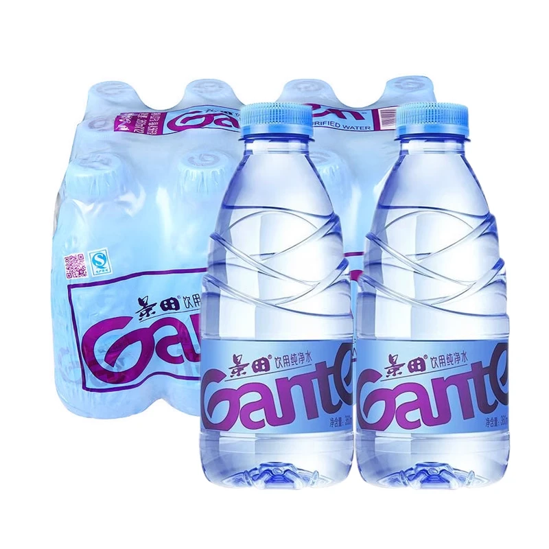 新日期景田饮用纯净水运动非小瓶装常温景田清新灌装360ml*12瓶