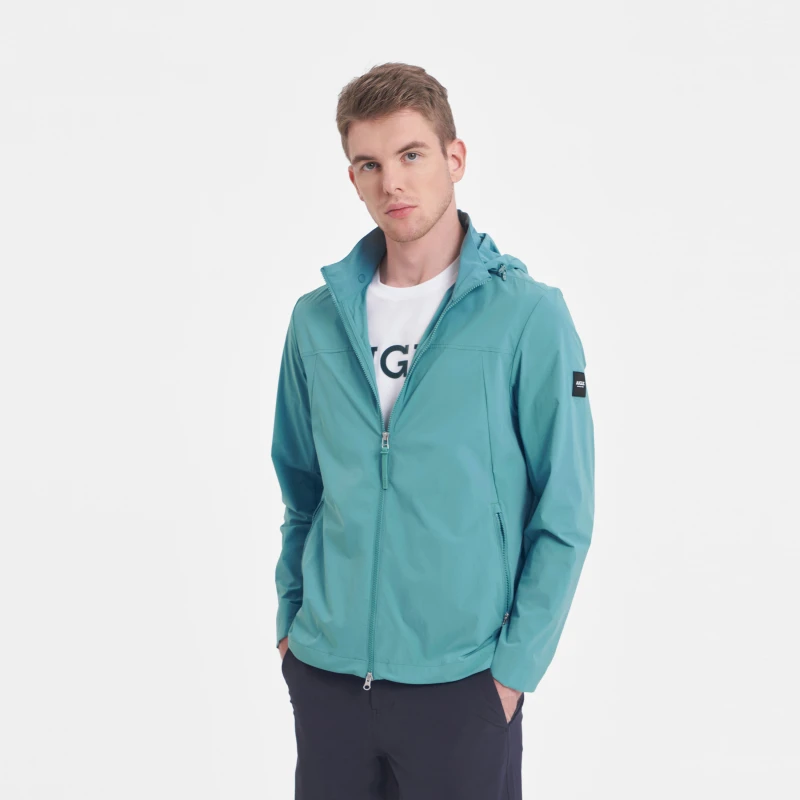 【小水】AIGLE艾高男士户外WR防泼水休闲轻量皮肤衣夹克外套Q653