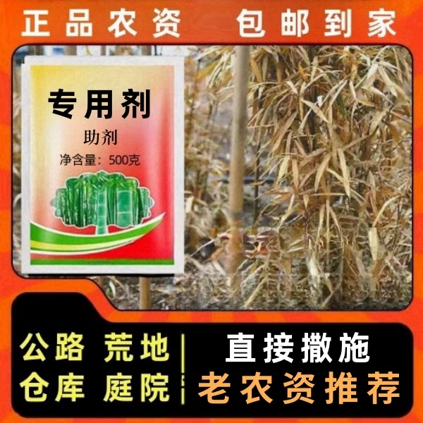 【厂家直销】荒地专用开荒防治竹子杂草灌木专用剂助剂添加剂500克