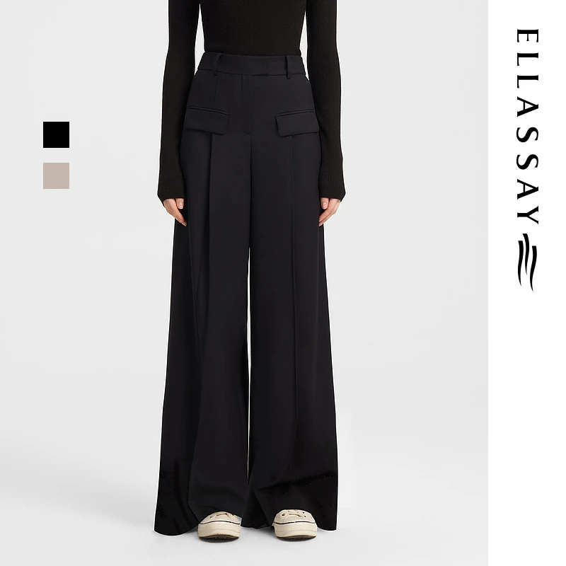ELLASSAY歌力思秋季新款利落有型高级感西装裤女EWB343K01300