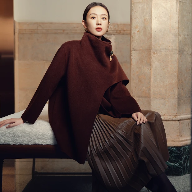 【童瑶同款】歌力思秋冬季新款大衣EWF354D06400