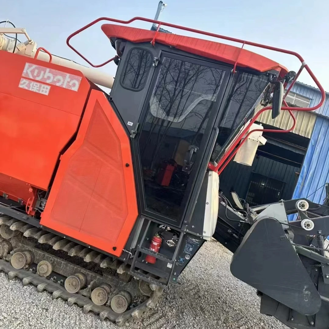 久保田洋马沃得雷沃收割机驾驶室顶盖防撞支架保险扛防护栏保护架