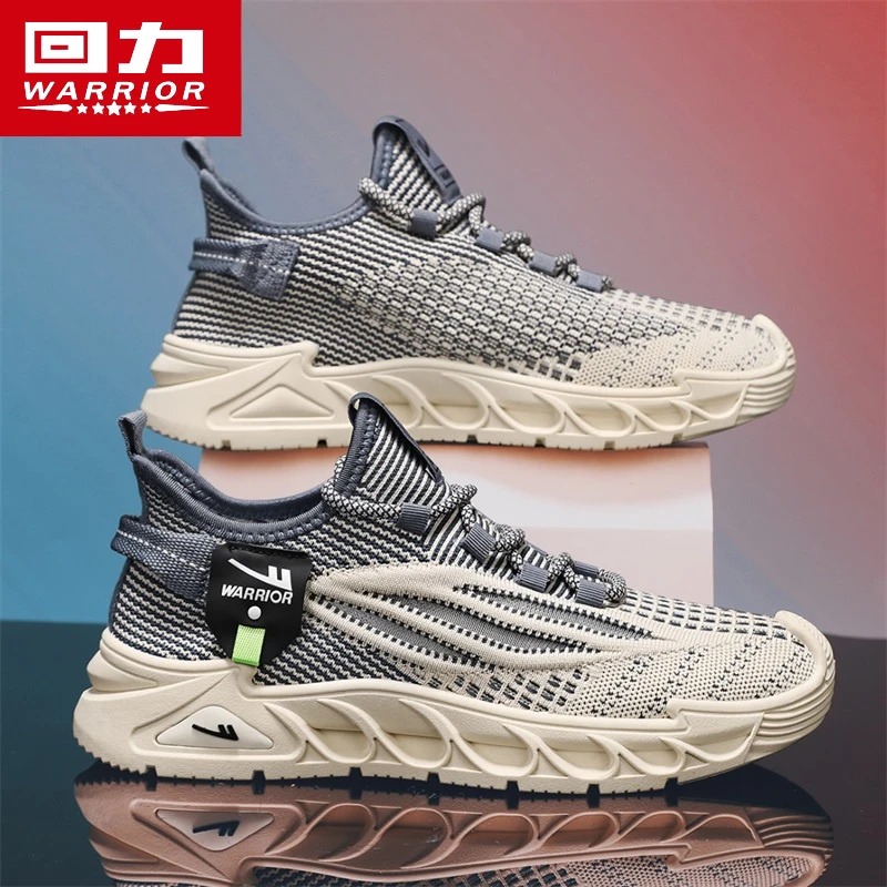 回力透气不臭脚网面鞋男鞋春季百搭飞织运动鞋子男款轻便跑步潮鞋