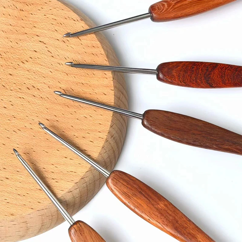 金岚钩针缅花36+钩针金岚家用毛线手工编织工具防滑