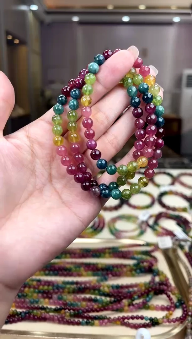 【闪购商品】碧玺/未镶嵌6mm+碧玺多圈多样性发货