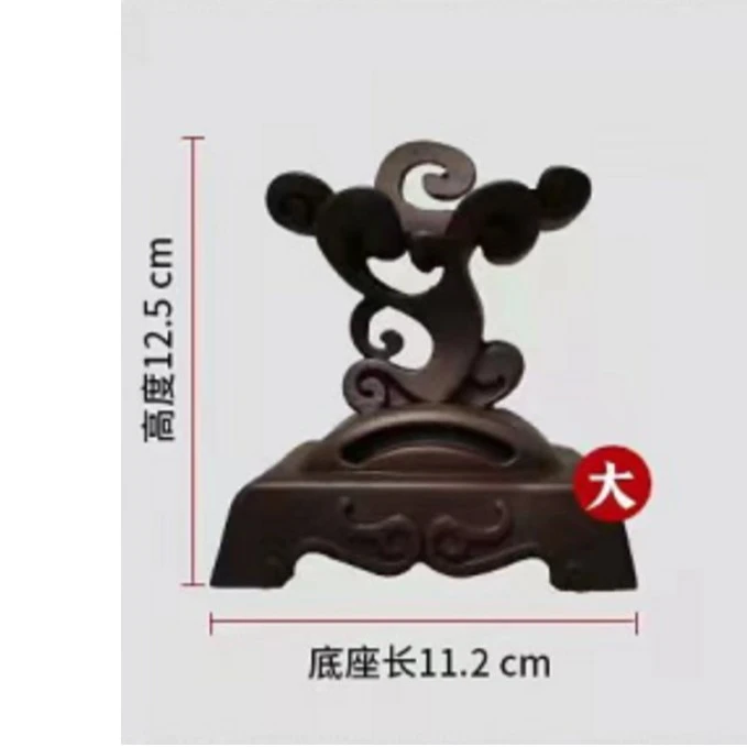 实物链接，可直接参拍，中国结高档底座，龟纹石精美树脂底座。