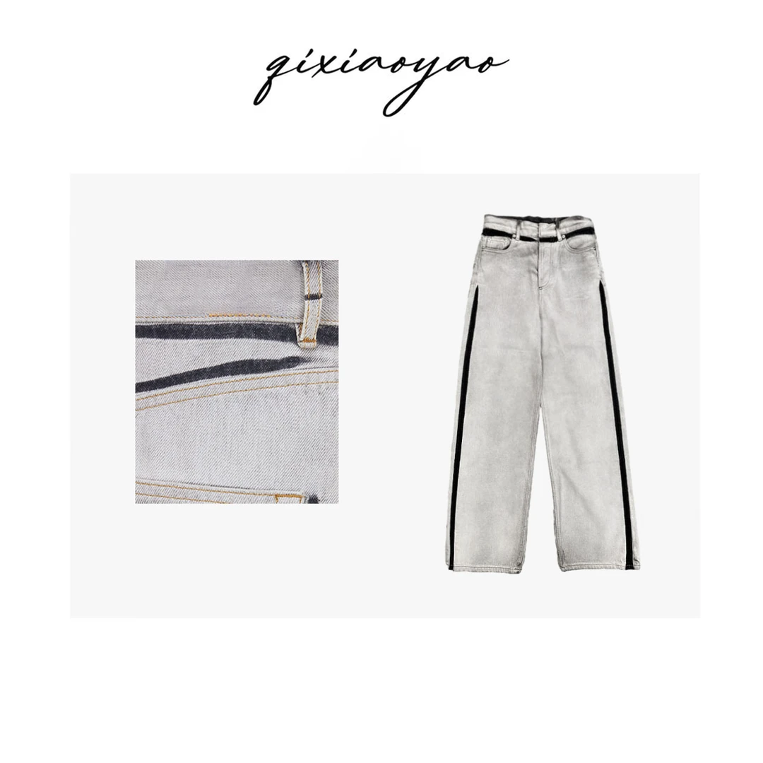 齐小妖【双环牛仔】秋冬设计师简约百搭牛仔短外套#WWKDS9C27