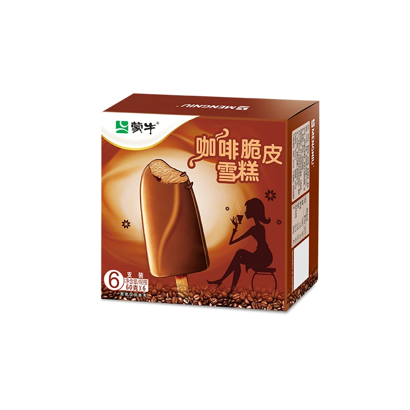 蒙牛咖啡脆皮雪糕60g×6