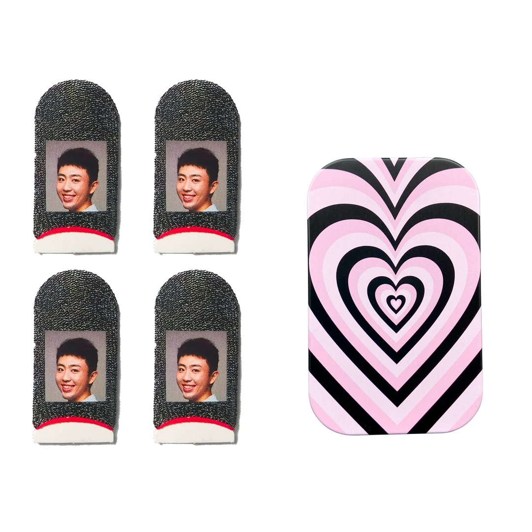 套装 山山鸭鸭王银纤维电竞指套 鸭头款10只+收纳盒