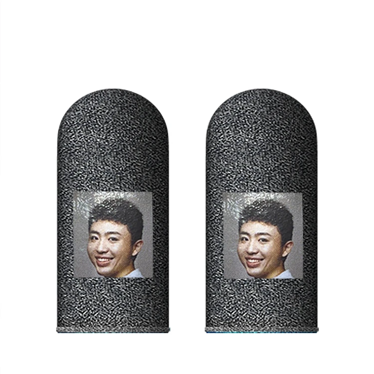 山鸭银纤维指套高灵敏不断触鸭头同款款6只+无鸭头同款款6只