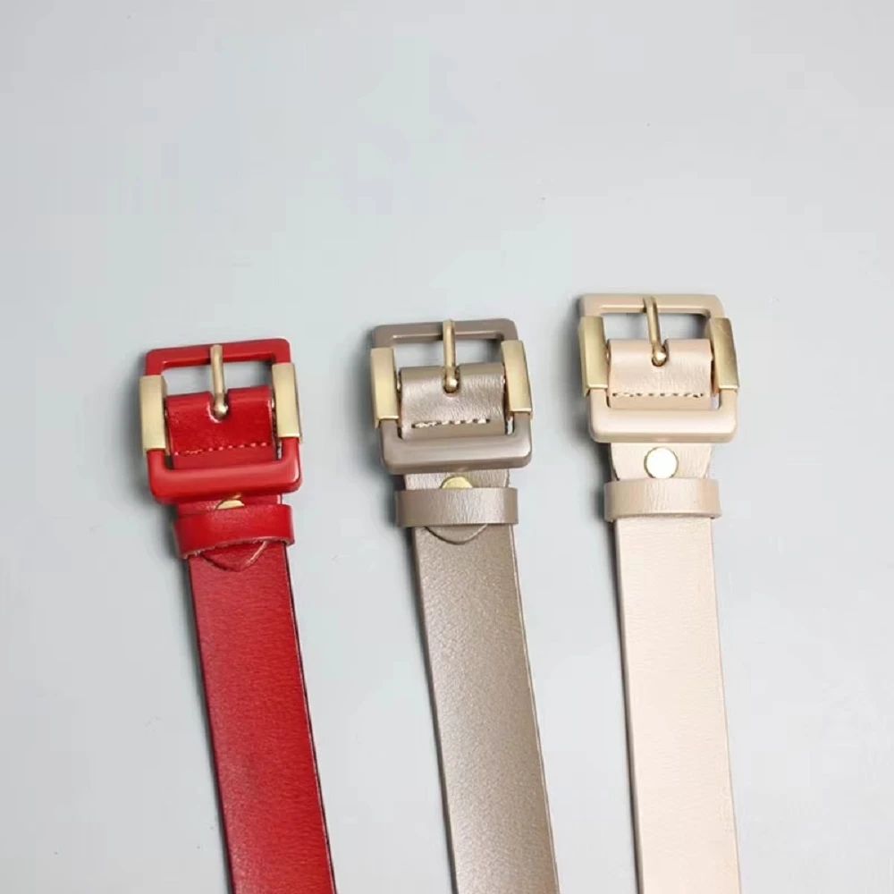 女士新款皮带女款针扣裤腰带时尚百搭韩国版牛仔裤腰带带扣2.8cm