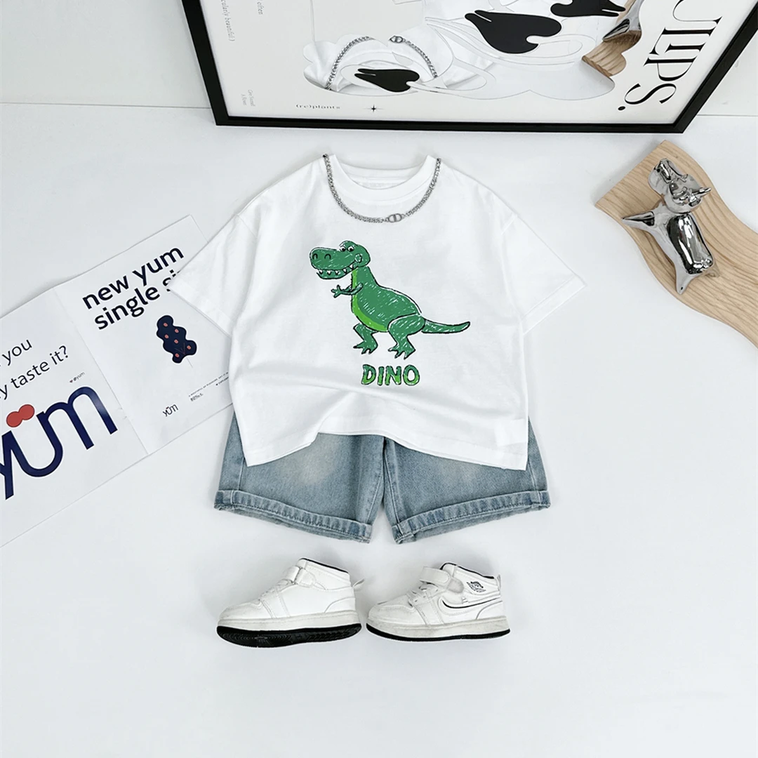 儿童短袖T恤夏季男童衣服夏装2024新款潮 D-WG26528 悠悠童话童装