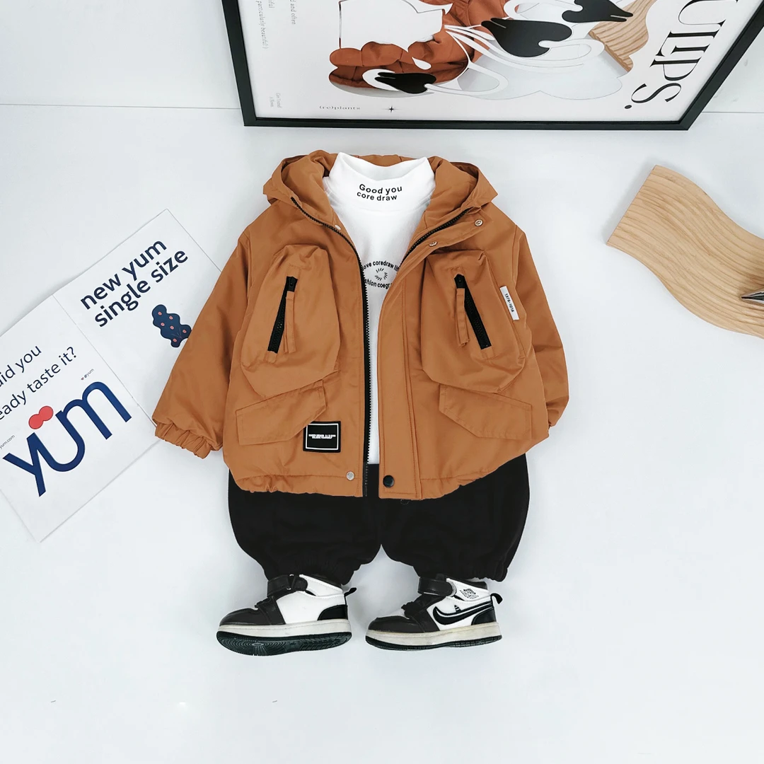 男童加厚外套秋冬款2024新款秋冬装儿童 D-WG27547 悠悠童话童装