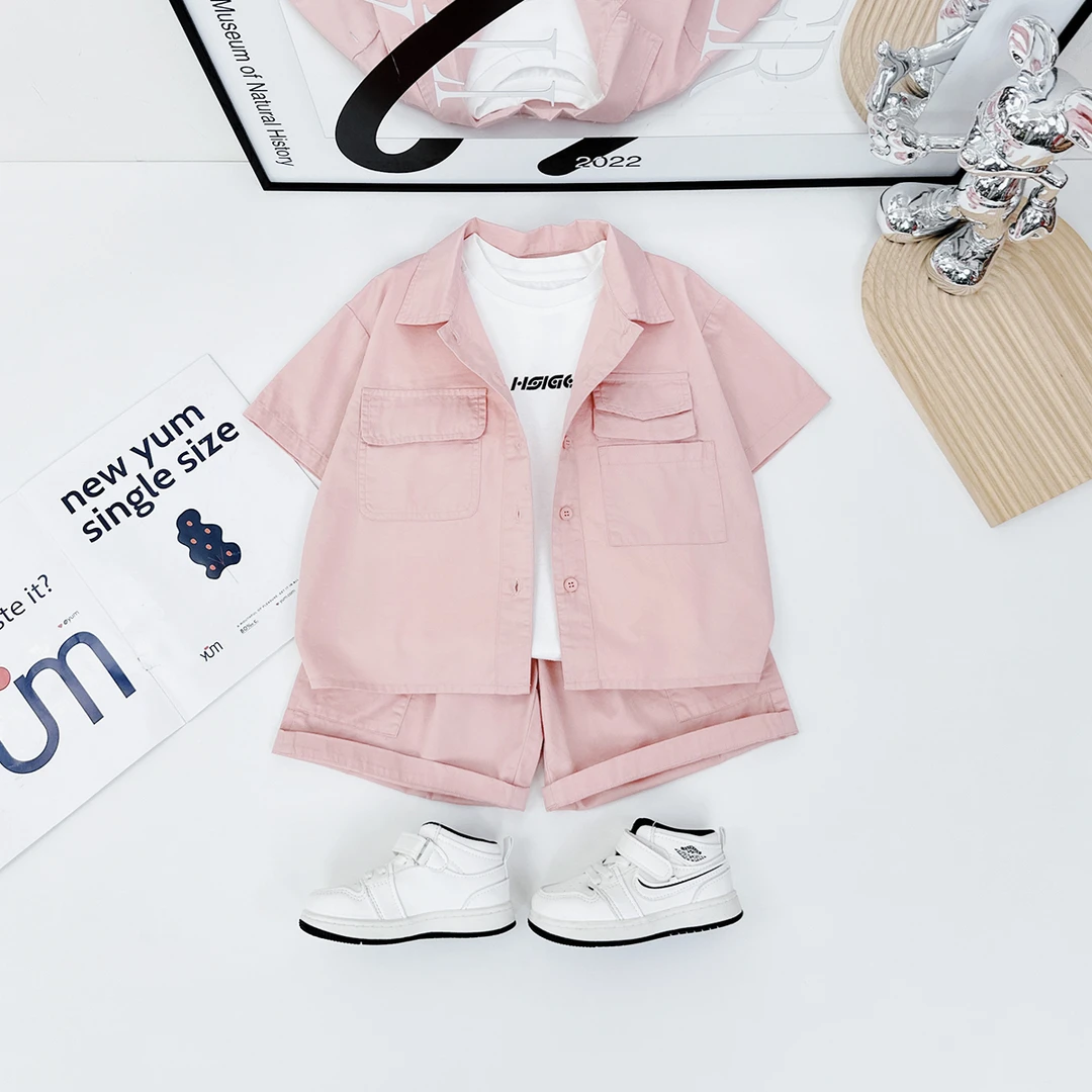 儿童夏套装夏季2024新款男童短袖两件套 D-DM25585 悠悠童话童装