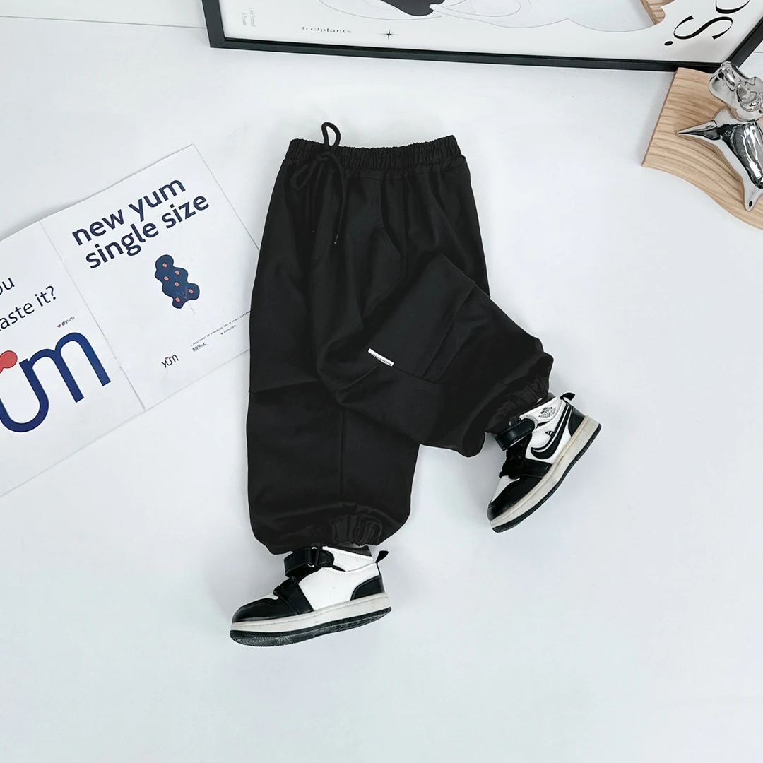 男童裤子春秋款儿童休闲裤2024新款秋装 D-HZ24790 悠悠童话童装