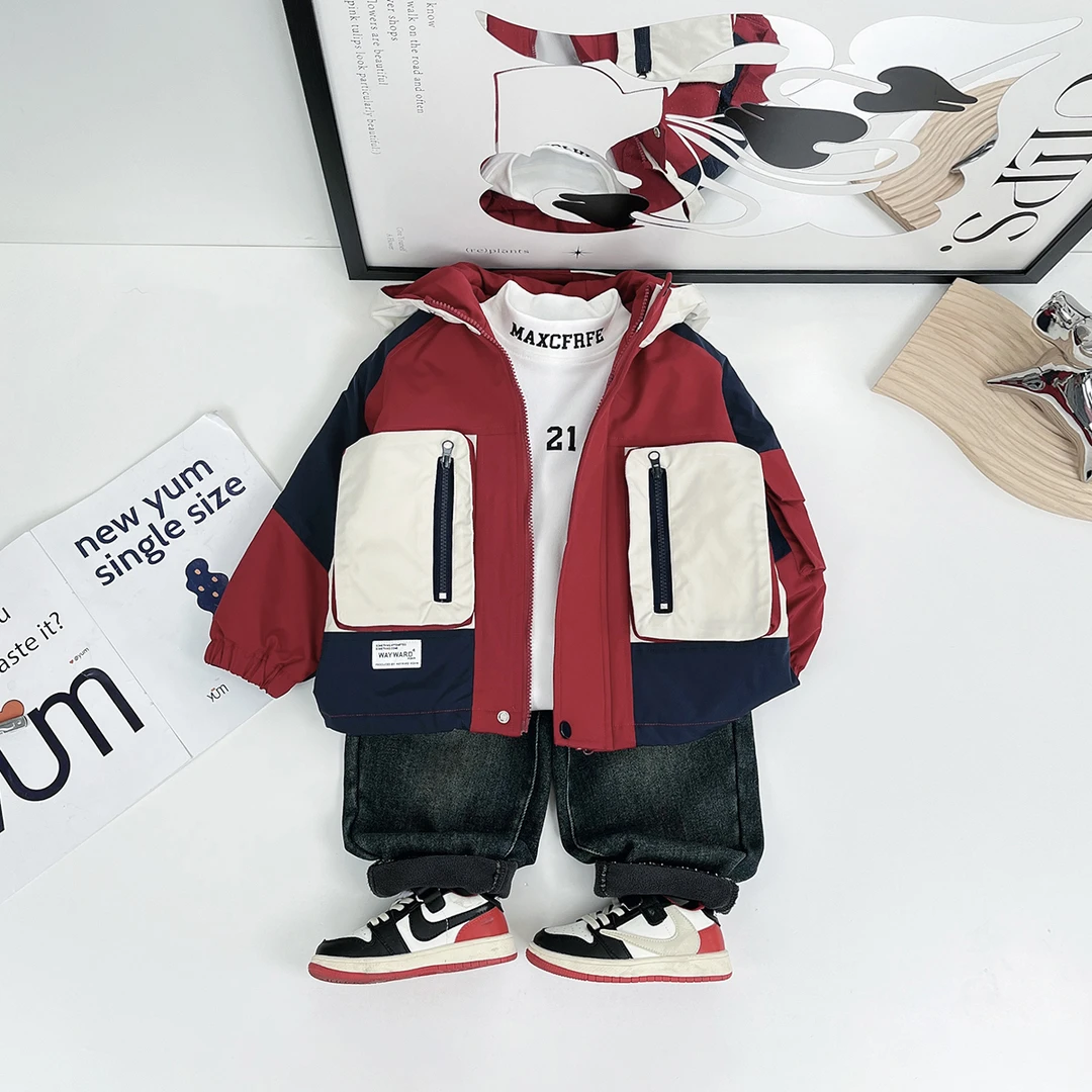 男童加厚外套秋冬款2023新款秋冬装儿童 D-BQ23621 悠悠童话童装