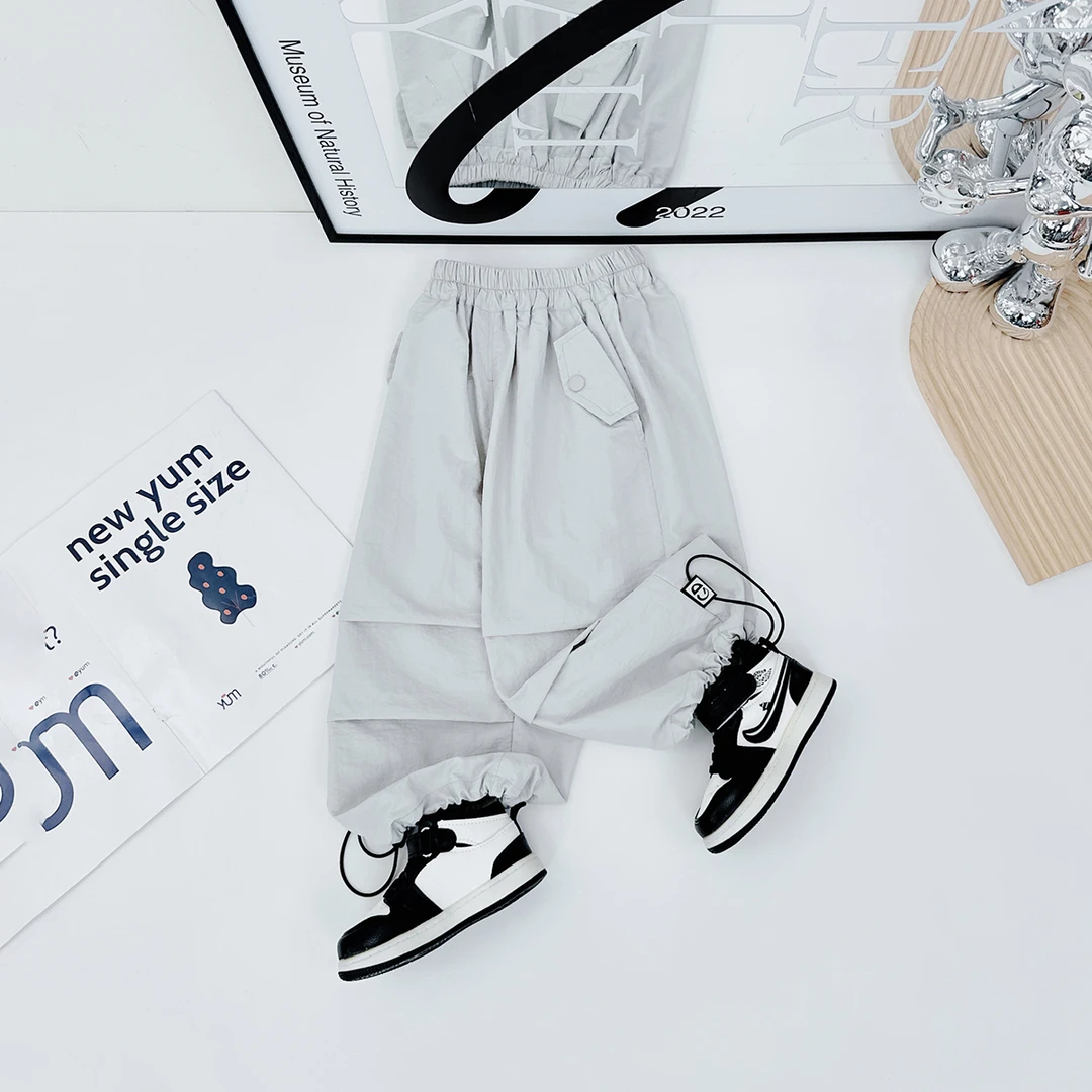 童装儿童裤子夏季薄款长裤2024夏装新款洋气潮D-AC24126悠悠童话