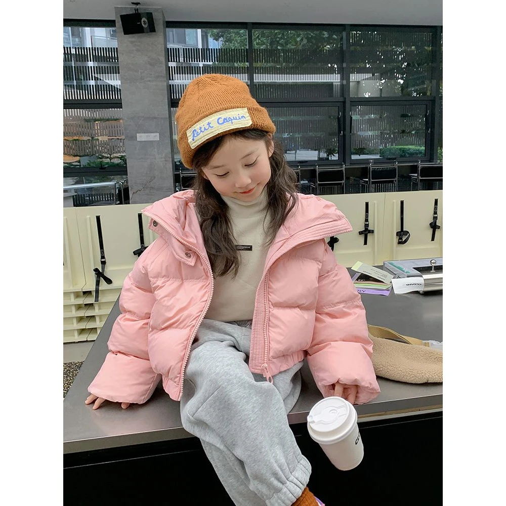 朵美巴拉巴拉宝宝女童棉服冬装2023新款洋气韩版小女孩爆款面包服