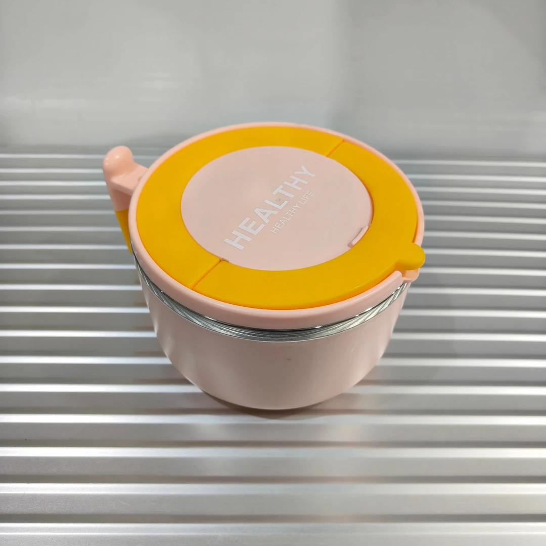 SUS304不锈钢防烫泡面碗带盖