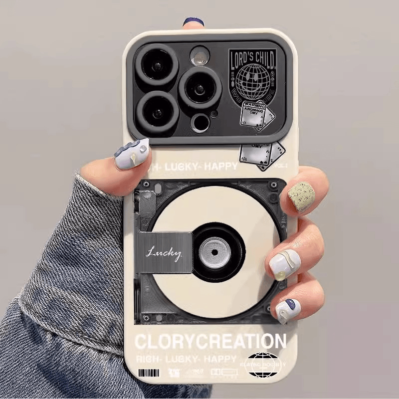 适用苹果15promax手机壳新款iphone14pro高级感13大视窗12复古CD